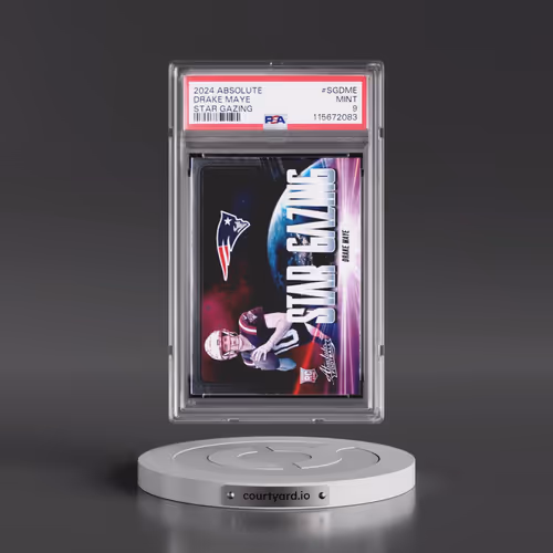 2024 Panini Absolute Star Gazing #SGDME Drake Maye (PSA 9 MINT)