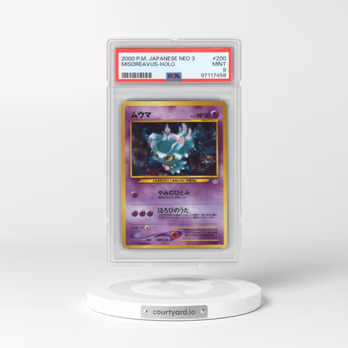 2000 Pokémon Neo 3 #200 Misdreavus - Holo (PSA 9 MINT)