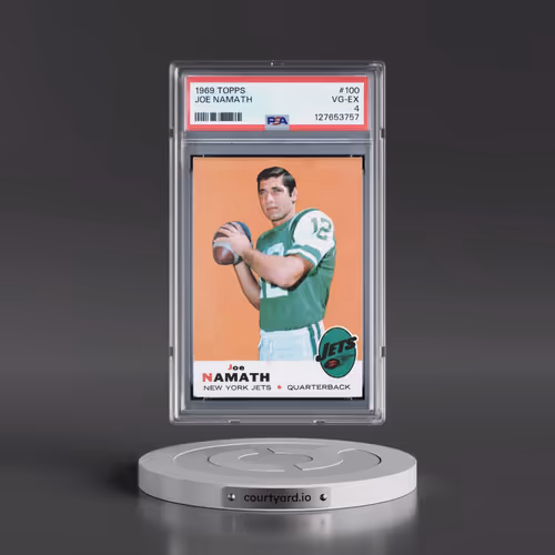 1969 Topps #100 Joe Namath (PSA 4 VG-EX)