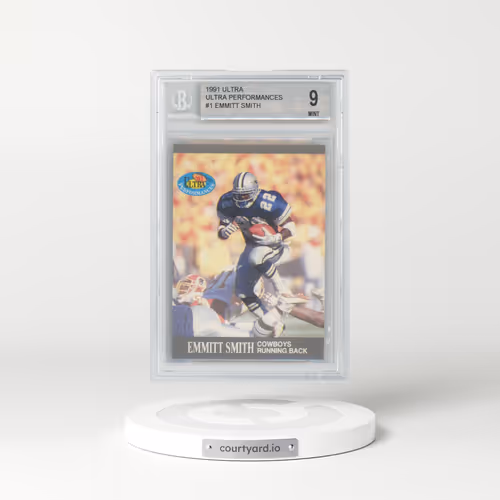 1991 Ultra Performances #1 Emmitt Smith (BGS 9 MINT)
