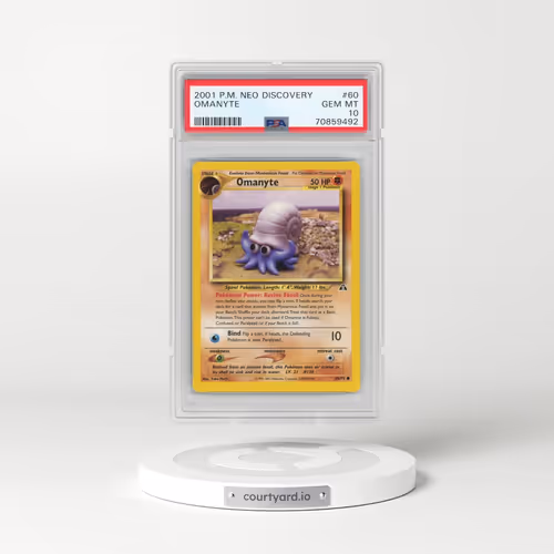 2001 Pokémon Neo Discovery #60 Omanyte (PSA 10 GEM MINT)
