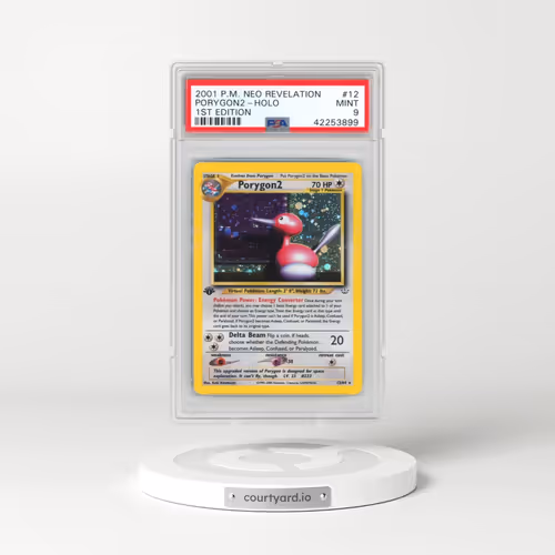 2001 Pokémon Neo Revelation #12 PORYGON2 - 1st Edition Holo (PSA 9 MINT)