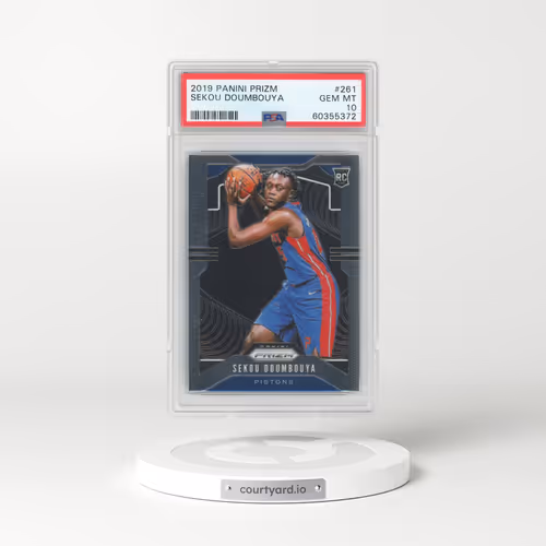 2019 Panini Prizm #261 Sekou Doumbouya (PSA 10 GEM MINT)