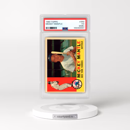 1960 Topps #350 Mickey Mantle (PSA 3 VG)