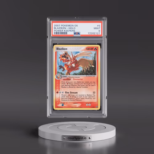 2007 Pokémon EX Power Keepers #5 Blaziken - Holo (PSA 9 MINT)