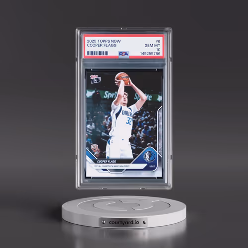 2025 Topps Now #6 Cooper Flagg (PSA 10 GEM MINT)