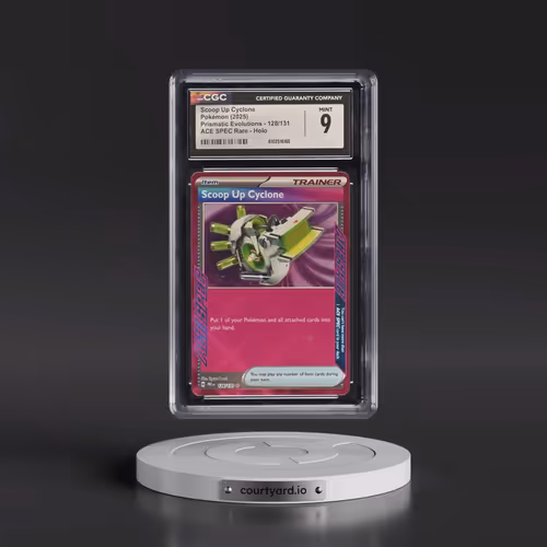 2024 Prismatic Evolutions - PRE EN #128/131 Scoop Up Cyclone - ACE SPEC Rare Holo (CGC 9 MINT)