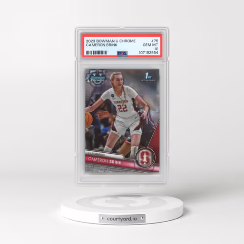 2023 Bowman University Chrome #75 Cameron Brink (PSA 10 GEM MINT)