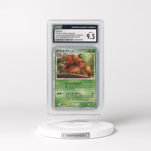 2023 Trading Card Game Classic - CLF, CLL, CLK #005/032 Parasect - Holo Venusaur & Lugia ex Deck - CLF (CGC 9.5 MINT+)