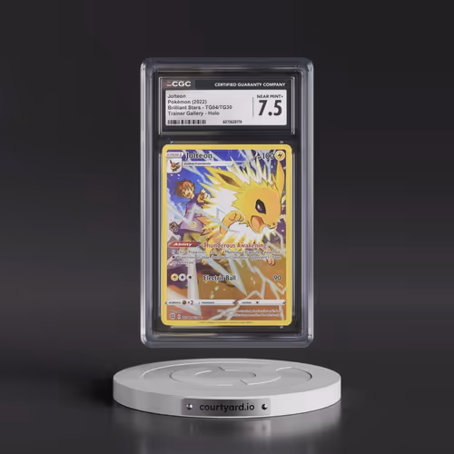 2022 Brilliant Stars #TG04/TG30 Jolteon - Trainer Gallery Holo (CGC 7.5 NM+)