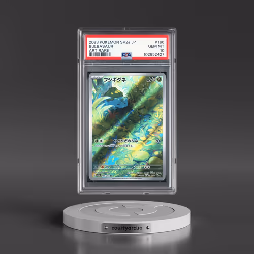 2023 Pokémon Sv2a-Pokemon 151 #166 Bulbasaur - Art Rare (PSA 10 GEM MINT)