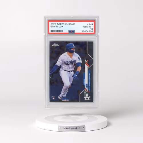 2020 Topps Chrome #148 Gavin Lux (PSA 10 GEM MINT)