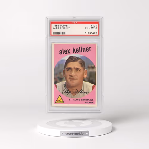 1959 Topps #101 Alex Kellner (PSA 6 EX-MT)