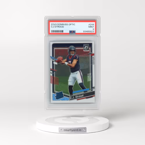 2023 Panini Donruss Optic #244 CJ Stroud (PSA 9 MINT)