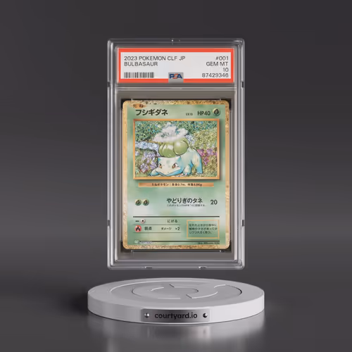 2023 Pokémon Clf-Trading Card Game Classic Venusaur & Lugia EX Deck #001 Bulbasaur (PSA 10 GEM MINT)
