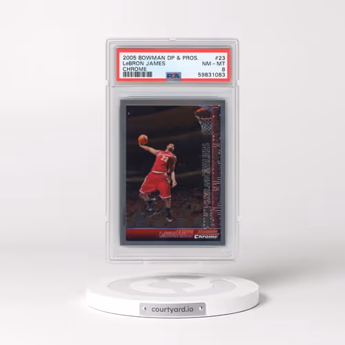 2005 Bowman Draft Picks & Prospects #23 LeBron James - Chrome (PSA 8 NM-MT)