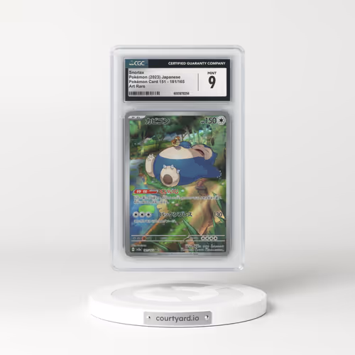 2023 Pokémon Card 151 #181/165 Snorlax - Art Rare (CGC 9 MINT)