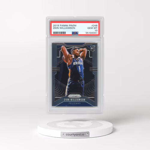 2019 Panini Prizm #248 Zion Williamson (PSA 10 GEM MINT)