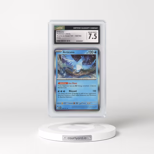 2023 Scarlet & Violet 151 - MEW EN #144/165 Articuno - Holo (CGC 7.5 NM+)