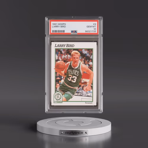 1991 Hoops #9 Larry Bird (PSA 10 GEM MINT)