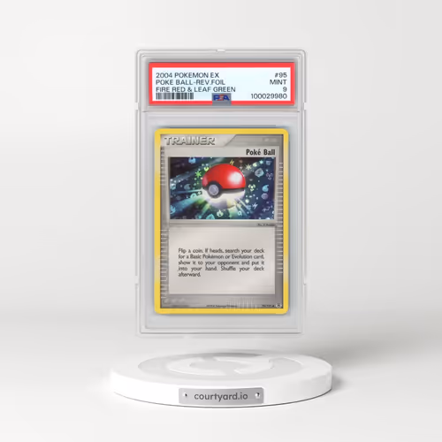 2004 Pokémon EX Fire Red & Leaf Green #95 Poke Ball - Reverse Foil (PSA 9 MINT)