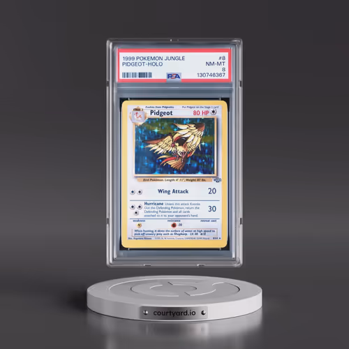 1999 Pokémon Jungle #8 Pidgeot - Holo (PSA 8 NM-MT)