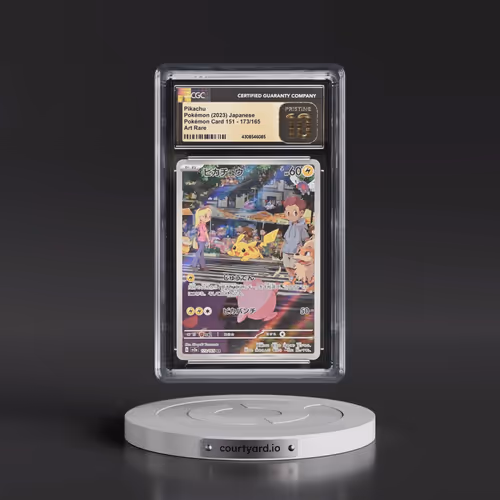 2023 Pokémon Card 151 #173/165 Pikachu - Art Rare Holo (CGC 10 PRISTINE)
