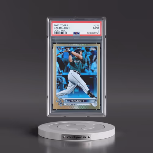 2022 Topps #277 Cal Raleigh - Gold Foil (PSA 9 MINT)