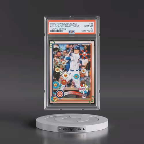 2025 Topps Takashi Murakami + MLB World Tour Tokyo Series #16 Pete Crow-Armstrong (PSA 10 GEM MINT)