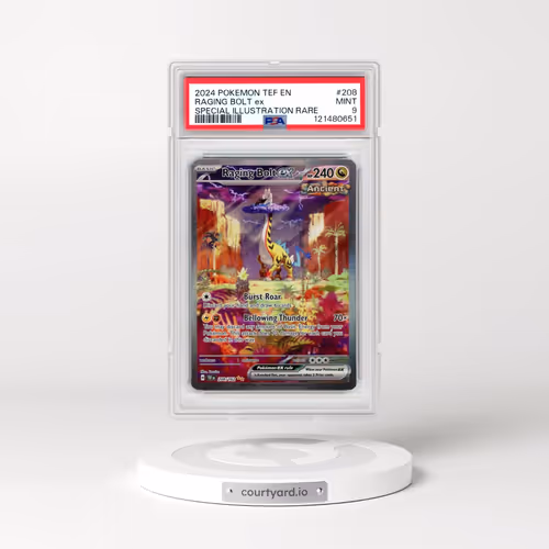 2024 Pokémon Tef EN-Temporal Forces #208 Raging Bolt EX - Holo Special Illustration Rare (PSA 9 MINT
