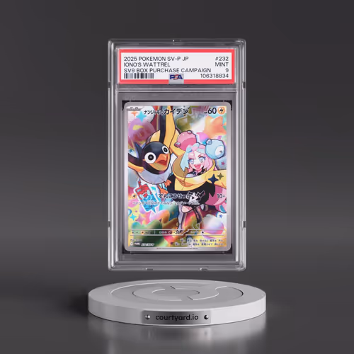 2025 Pokémon SV-P Promo #232 Iono's Wattrel - Battle Partners Box Purchase Campaign (PSA 9 MINT)