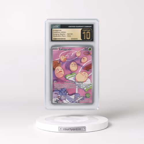 2024 Pokémon Ssp EN-Surging Sparks #192 Exeggcute - Illustration Rare (CGC 10 PRISTINE)