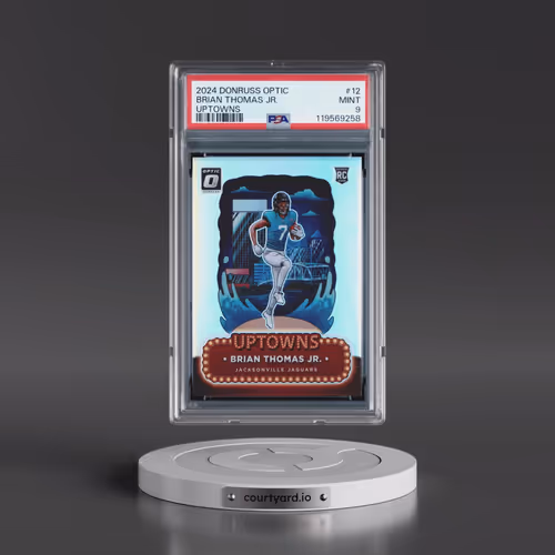 2024 Panini Donruss Optic Uptowns #12 Brian Thomas Jr. (PSA 9 MINT)