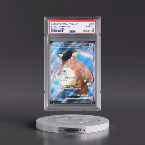 2023 Pokémon Sv2a-Pokémon 151 #192 Kangaskhan EX - Holo Super Rare (PSA 10 GEM MINT)