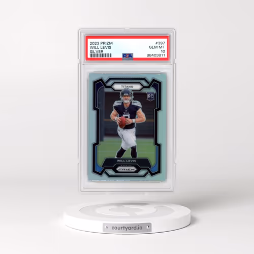 2023 Panini Prizm #397 Will Levis - Silver Prizm (PSA 10 GEM MINT)