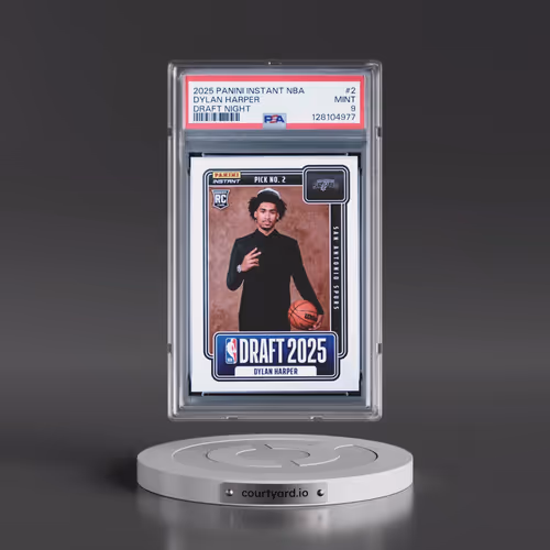 2025 Panini Instant NBA Draft Night #2 Dylan Harper (PSA 9 MINT)