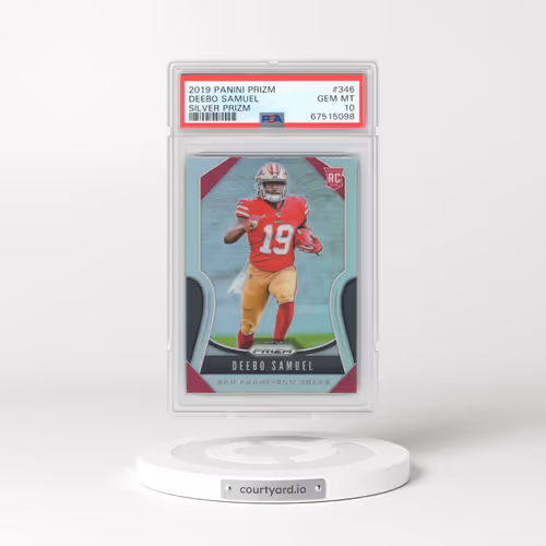 2019 Panini Prizm #346 Deebo Samuel - Silver Prizm (PSA 10 GEM MINT)