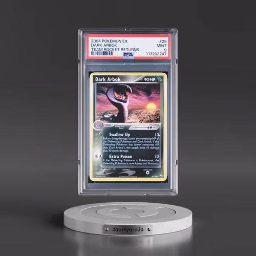 2004 Pokémon EX Team Rocket Returns #29 Dark Arbok (PSA 9 MINT)