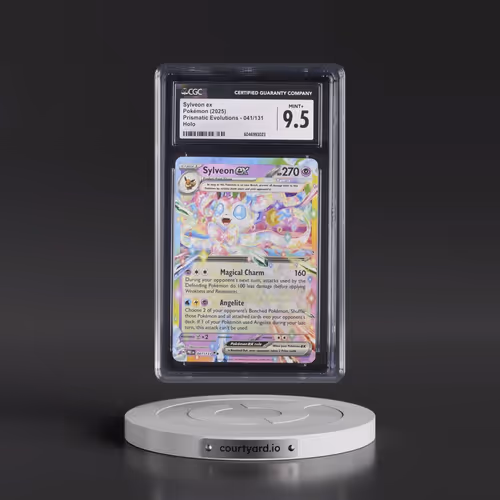 2025 Prismatic Evolutions - PRE EN #041/131 Sylveon ex - Holo (CGC 9.5 MINT+)