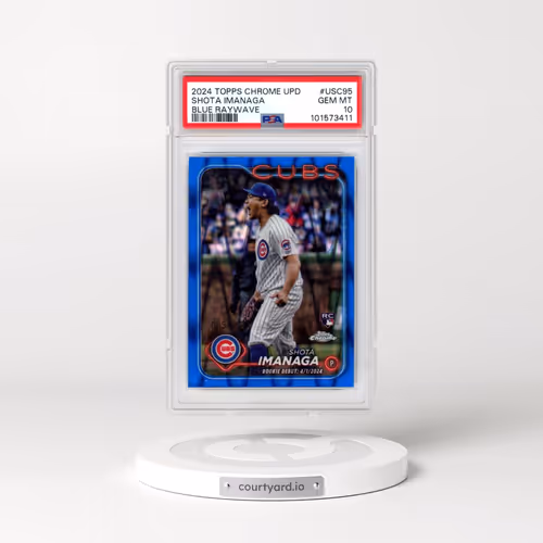 2024 Topps Chrome Update #USC95 Shota Imanaga - Blue Raywave (PSA 10 GEM MINT)
