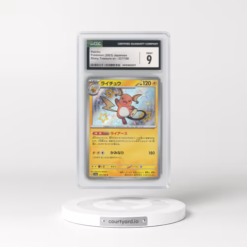 2023 Shiny Treasure ex #237/190 Raichu (CGC 9 MINT)