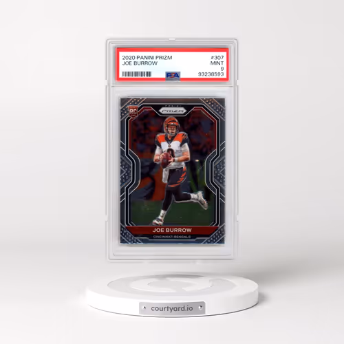 2020 Panini Prizm #307 Joe Burrow (PSA 9 MINT)