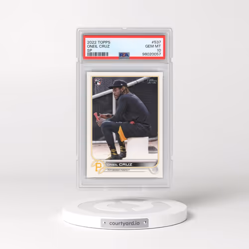 2022 Topps #537 Oneil Cruz - Series 2-SP (PSA 10 GEM MINT)