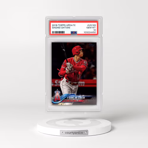 2018 Topps Update #US189 Shohei Ohtani (PSA 10 GEM MINT)