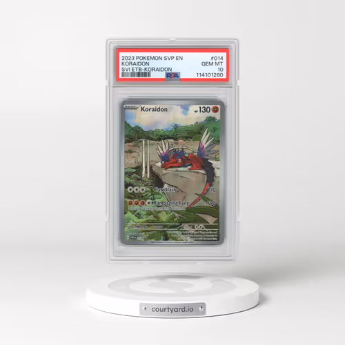2023 Pokémon Svp EN-SV Black Star Promo #014 Koraidon - Scarlet & Violet Elite Trainer Box-Koraidon (PSA 10 GEM MINT)