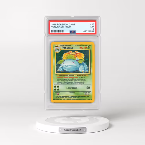 1999 Pokémon Game #15 Venusaur - Holo (PSA 7 NM)