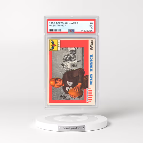 1955 Topps All-Amer. #6 Niles Kinnick (PSA 5 EX)