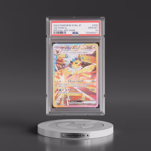 2024 Pokémon Sv8a-Terastal Fest EX #209 Jolteon EX - Holo Special Art Rare (PSA 10 GEM MINT)