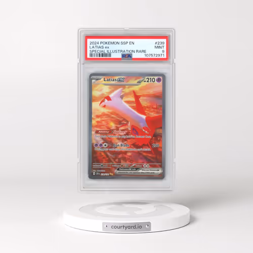 2024 Pokémon Ssp EN-Surging Sparks #239 Latias EX - Holo Special Illustration Rare (PSA 9 MINT)