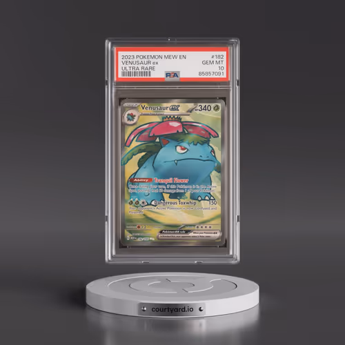 2023 Pokémon Mew EN-151 #182 Venusaur EX - Holo Ultra Rare (PSA 10 GEM MINT)